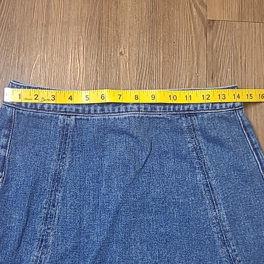 PacSun Classic Blue A-Line Denim‎ Skirt